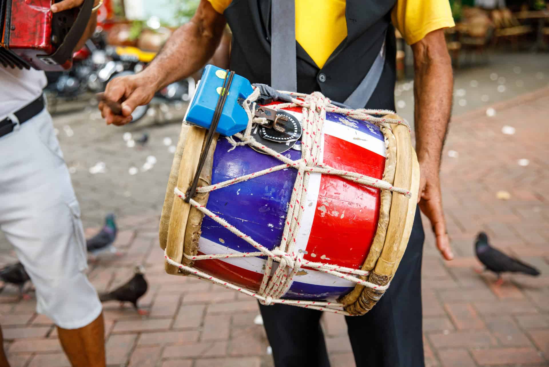musicien de rue a saint domingue