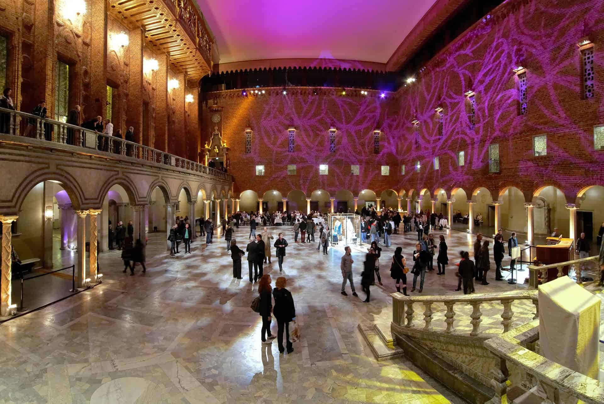 hall du musee prix nobel stockholm