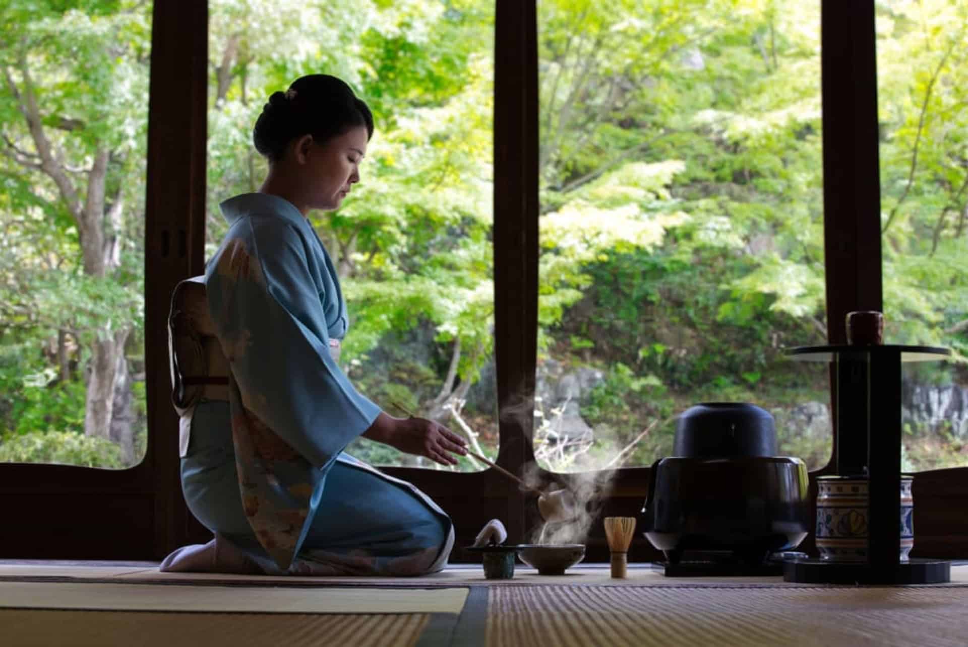 japon en mai ceremonie du the a kyoto