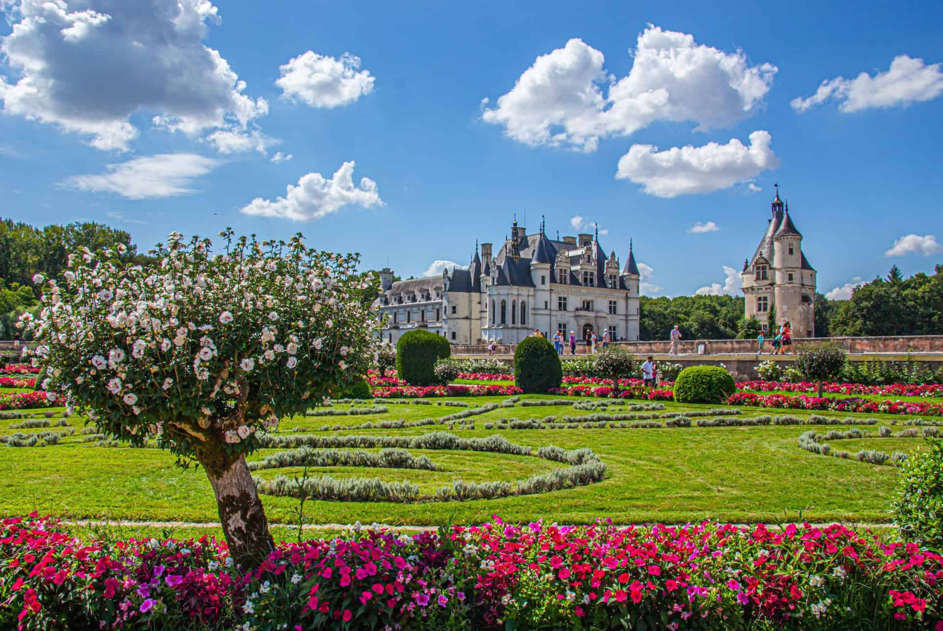jardin du chateau de Chenonceau