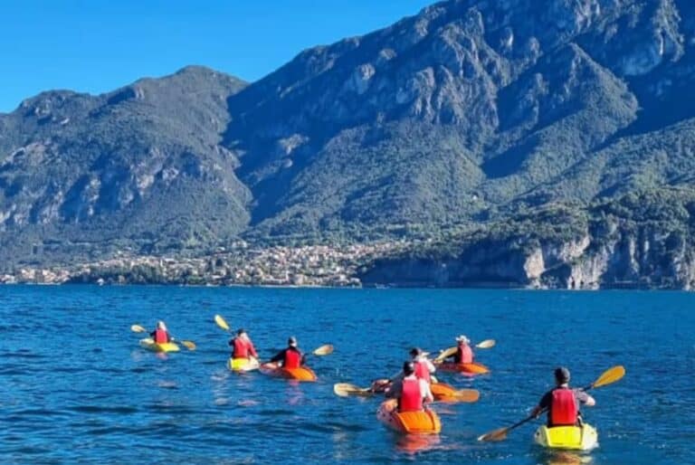 Location de kayak sur le lac de Côme
