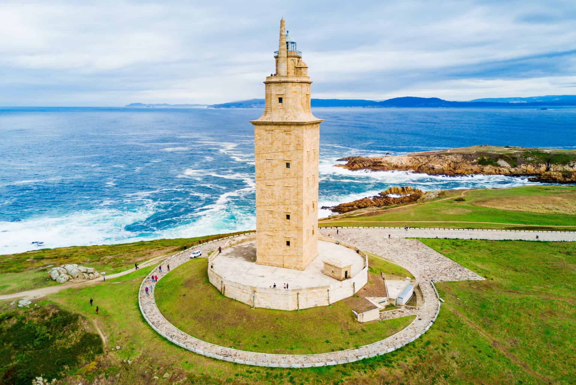 la tour de hercules à la corogne en galice