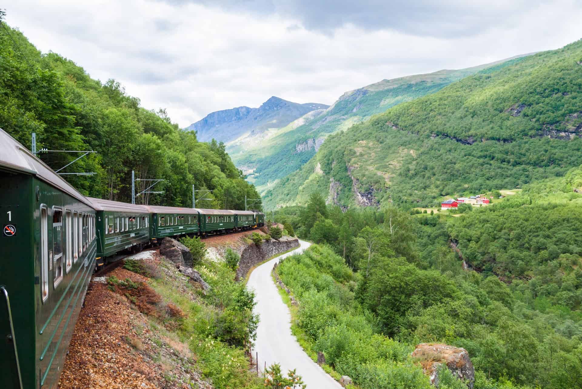 ligne de train flam