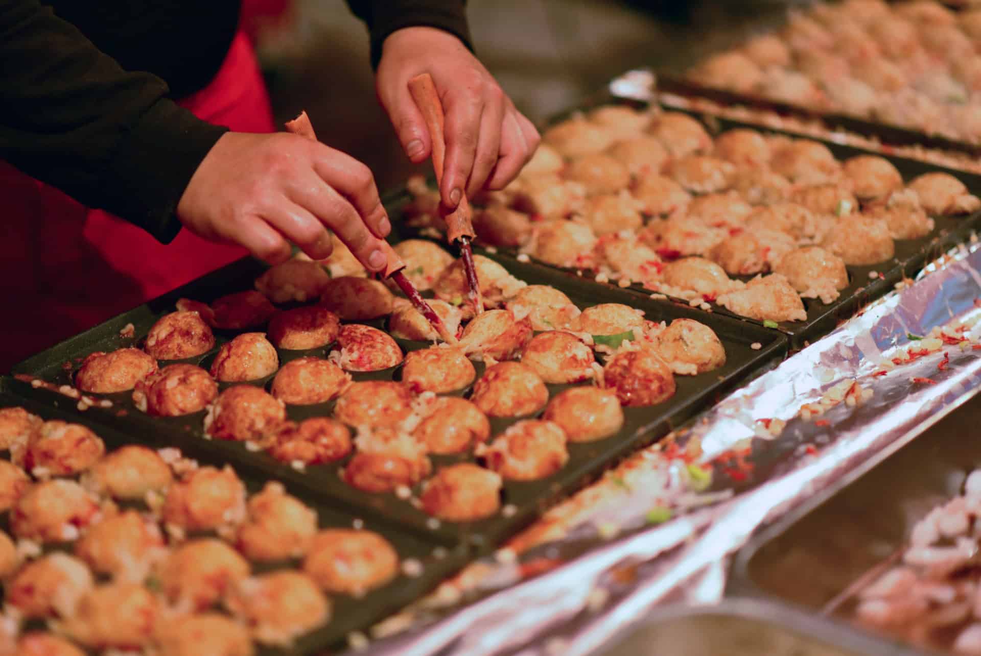 stand de takoyaki a osaka