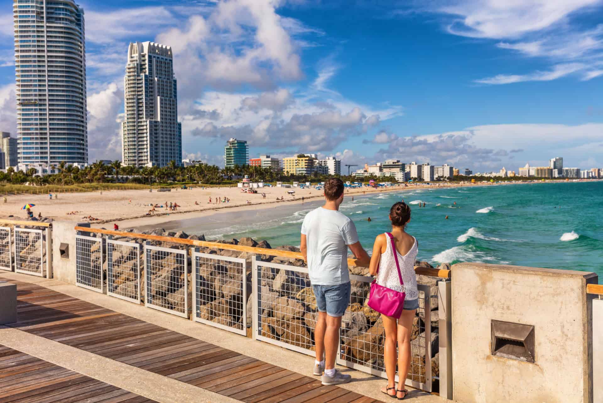 touristes a miami en mai