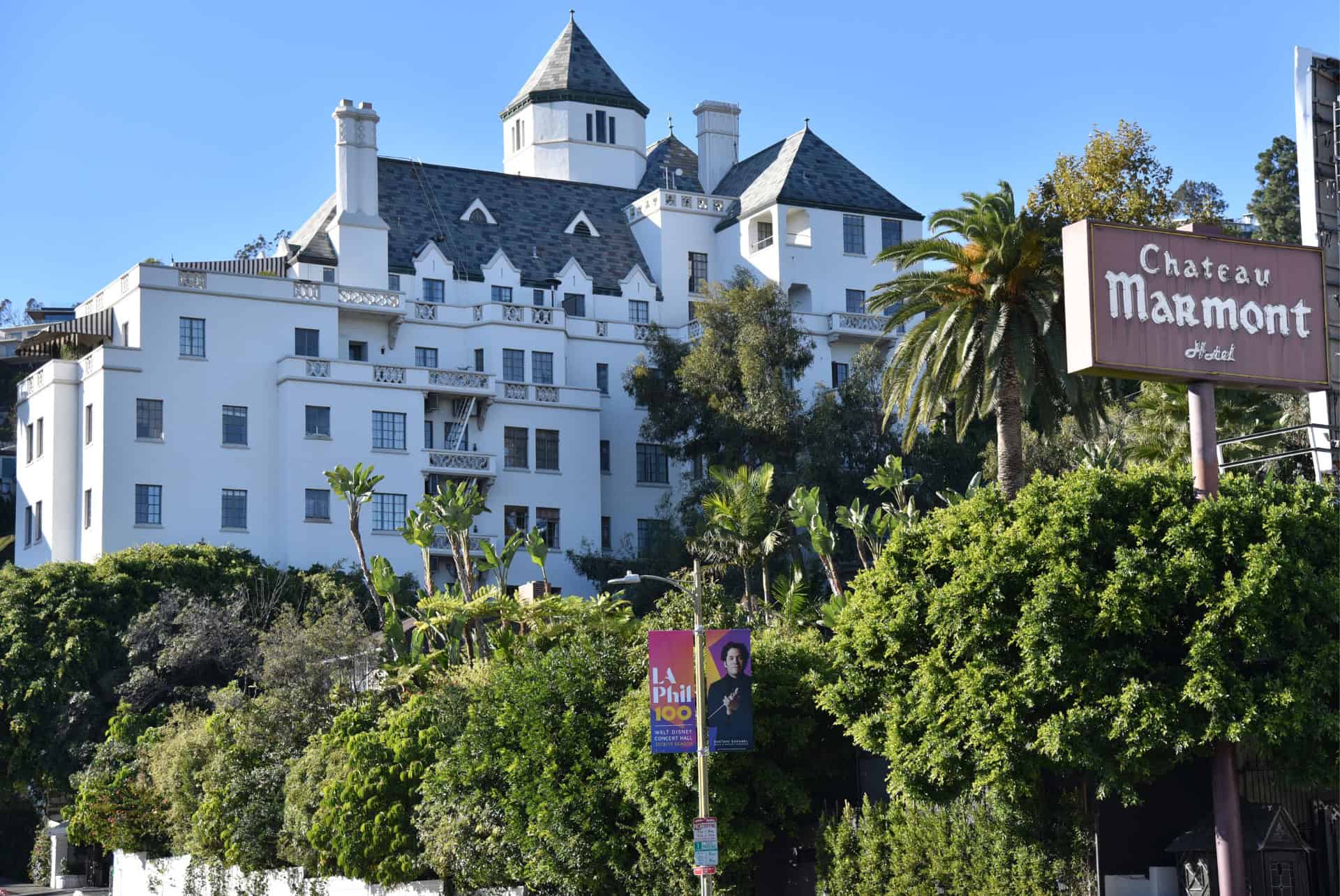 chateau marmont sur avenue du sunset strip a los angeles