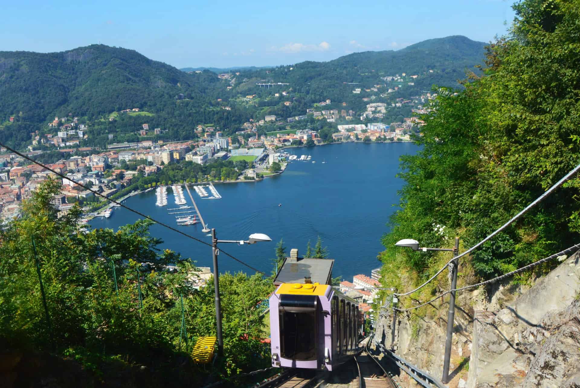 lacs italiens en 7 jours funiculaire de brunate