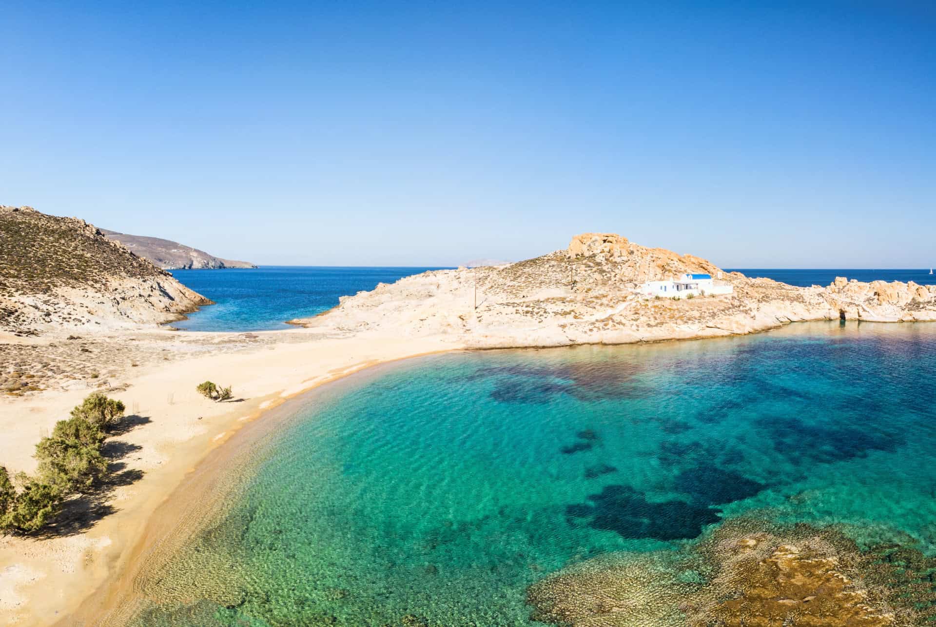 quand partir en grece plage agios sostis