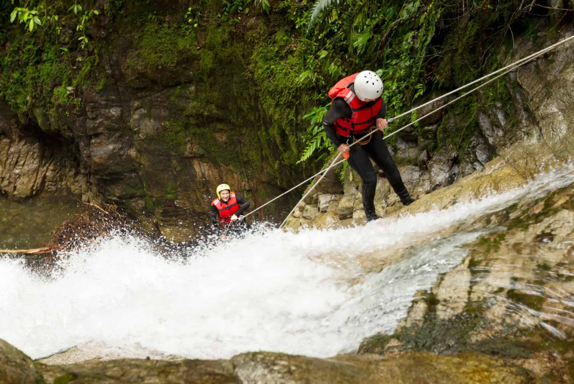 rappel cascade
