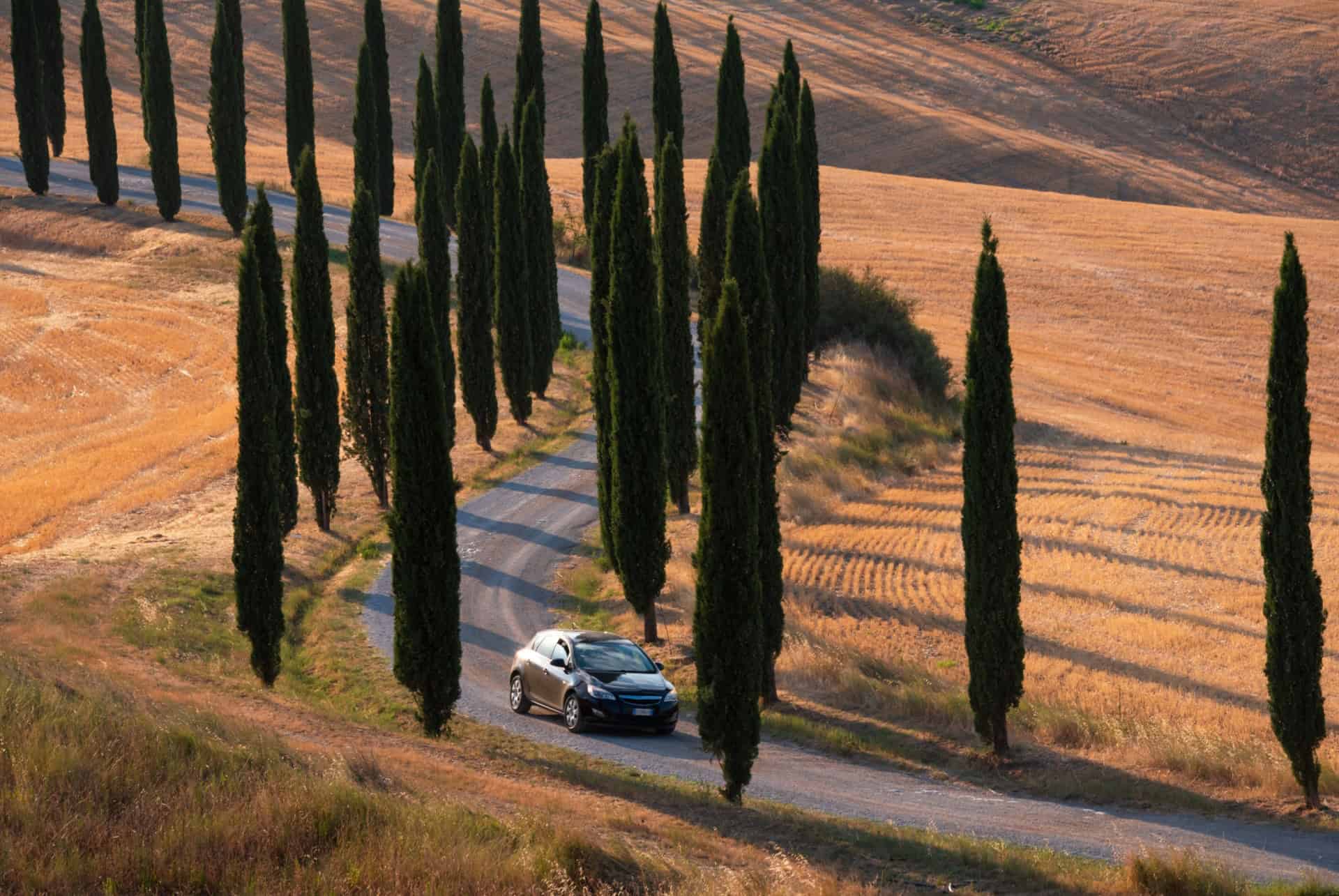 rouler en toscane