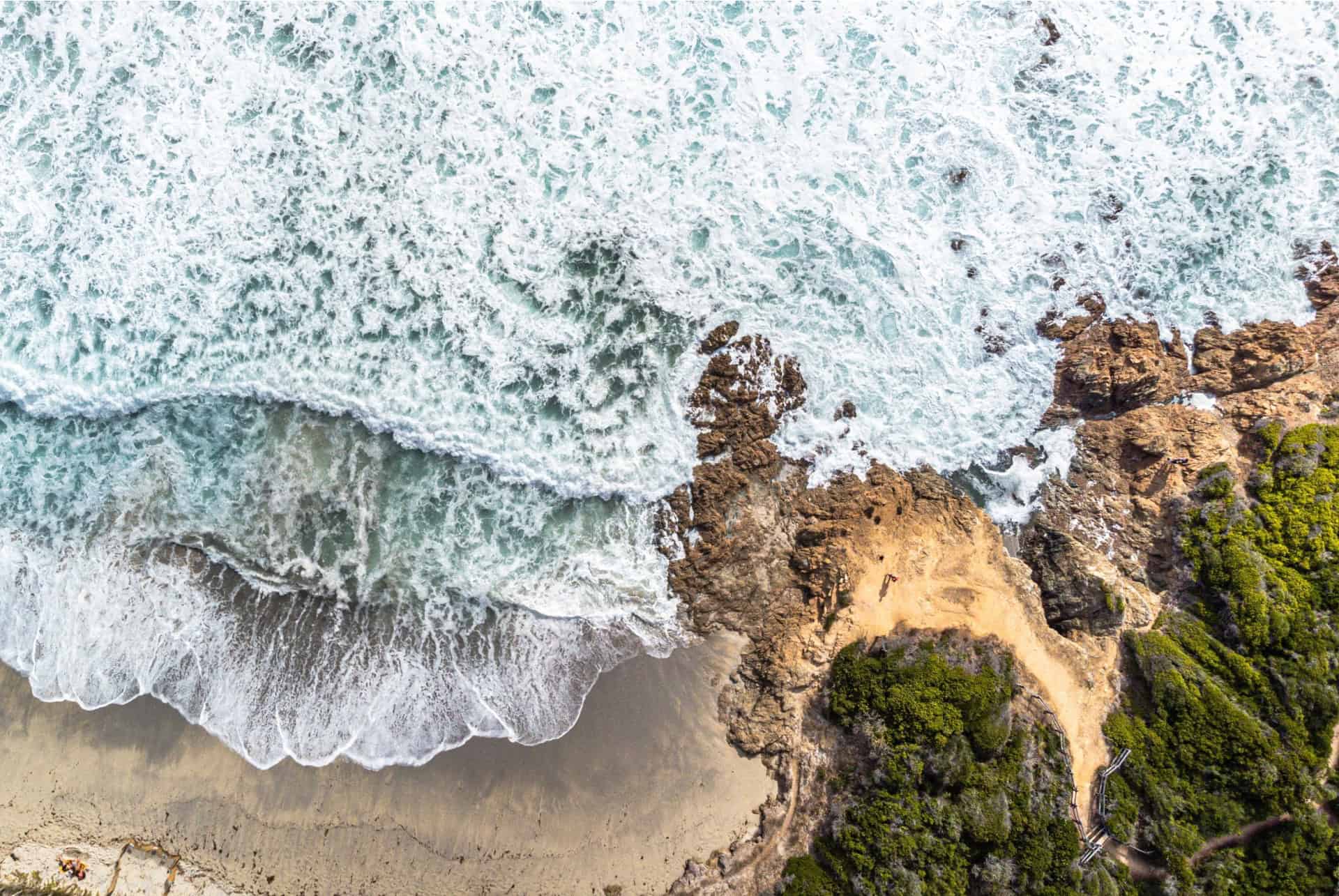 vue aerienne du capo di feno