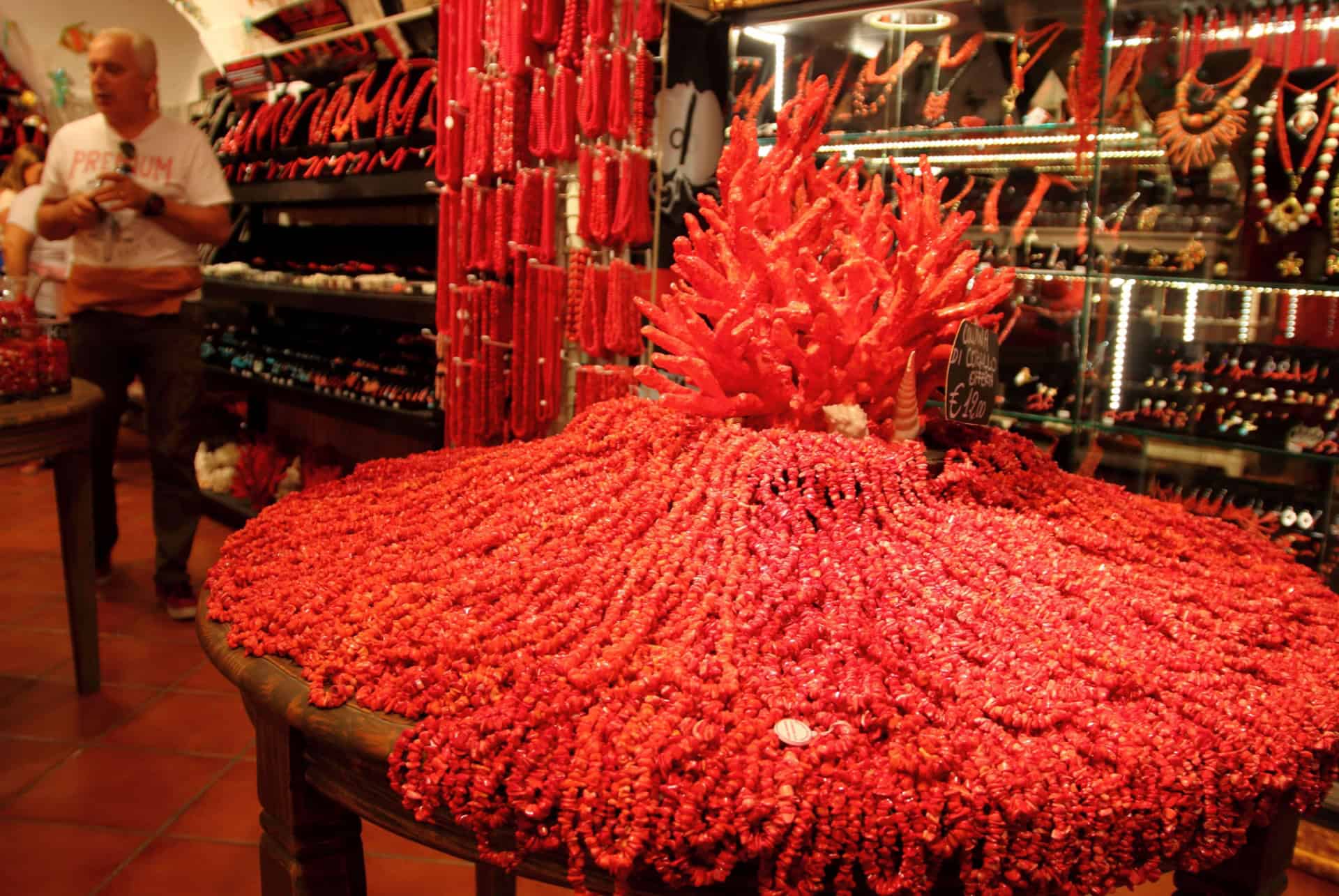 corail rouge en sardaigne