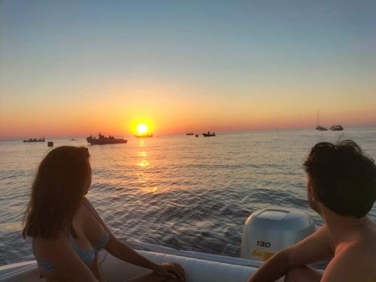 Excursion en bateau privé dans la réserve de Capo Gallo