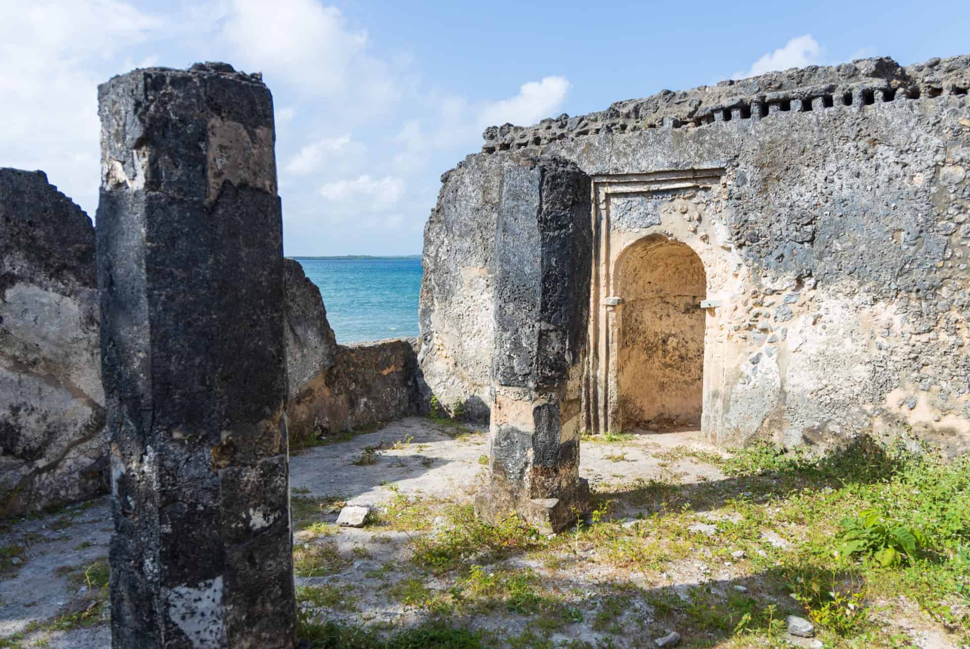 mosquée de île de Kilwa Kisiwani