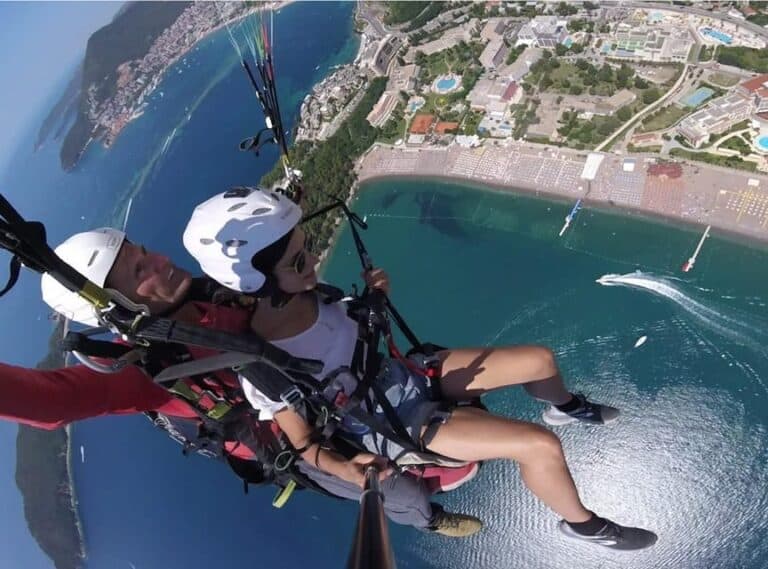 Vol en parapente à Budva