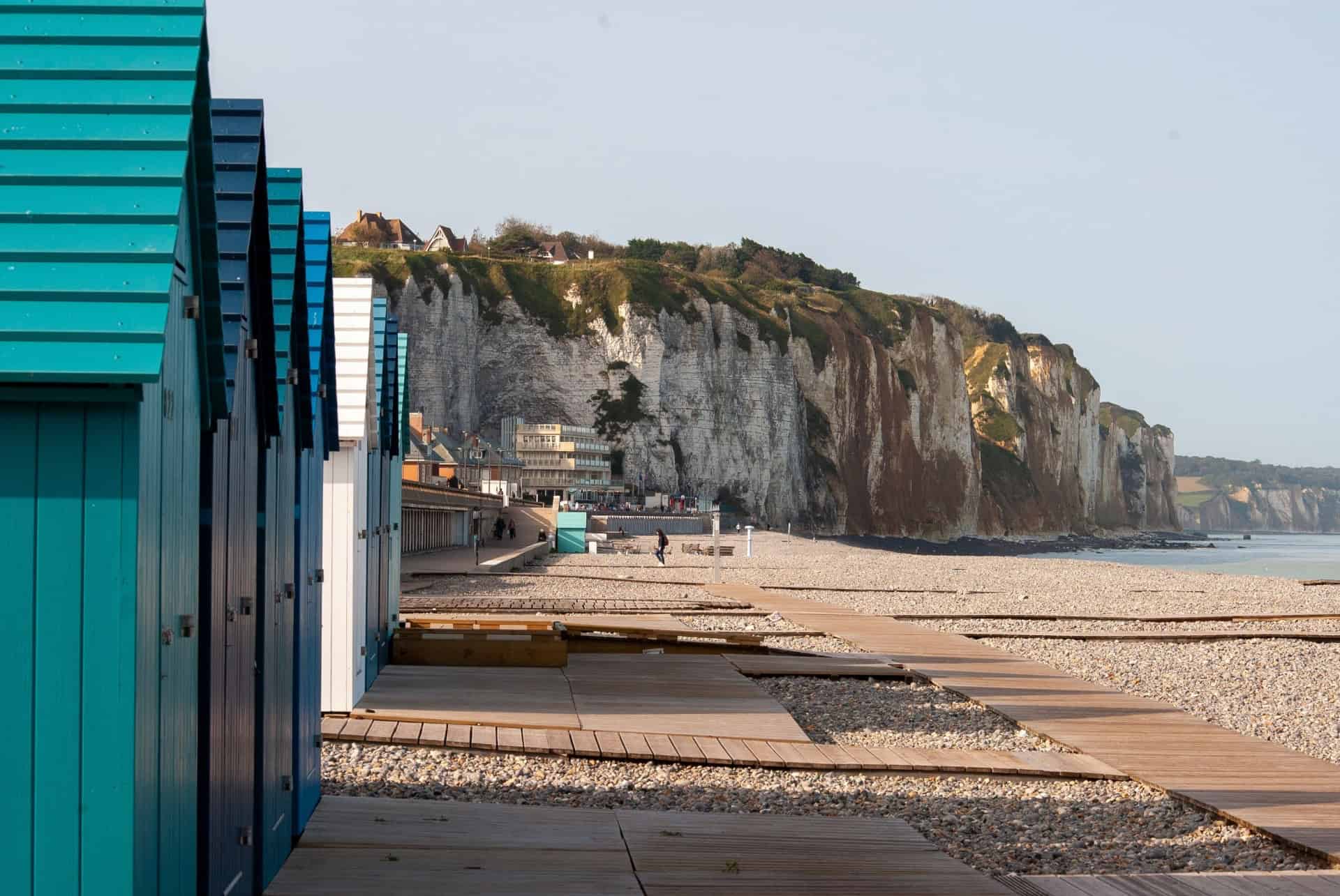 plage de dieppe en normandie