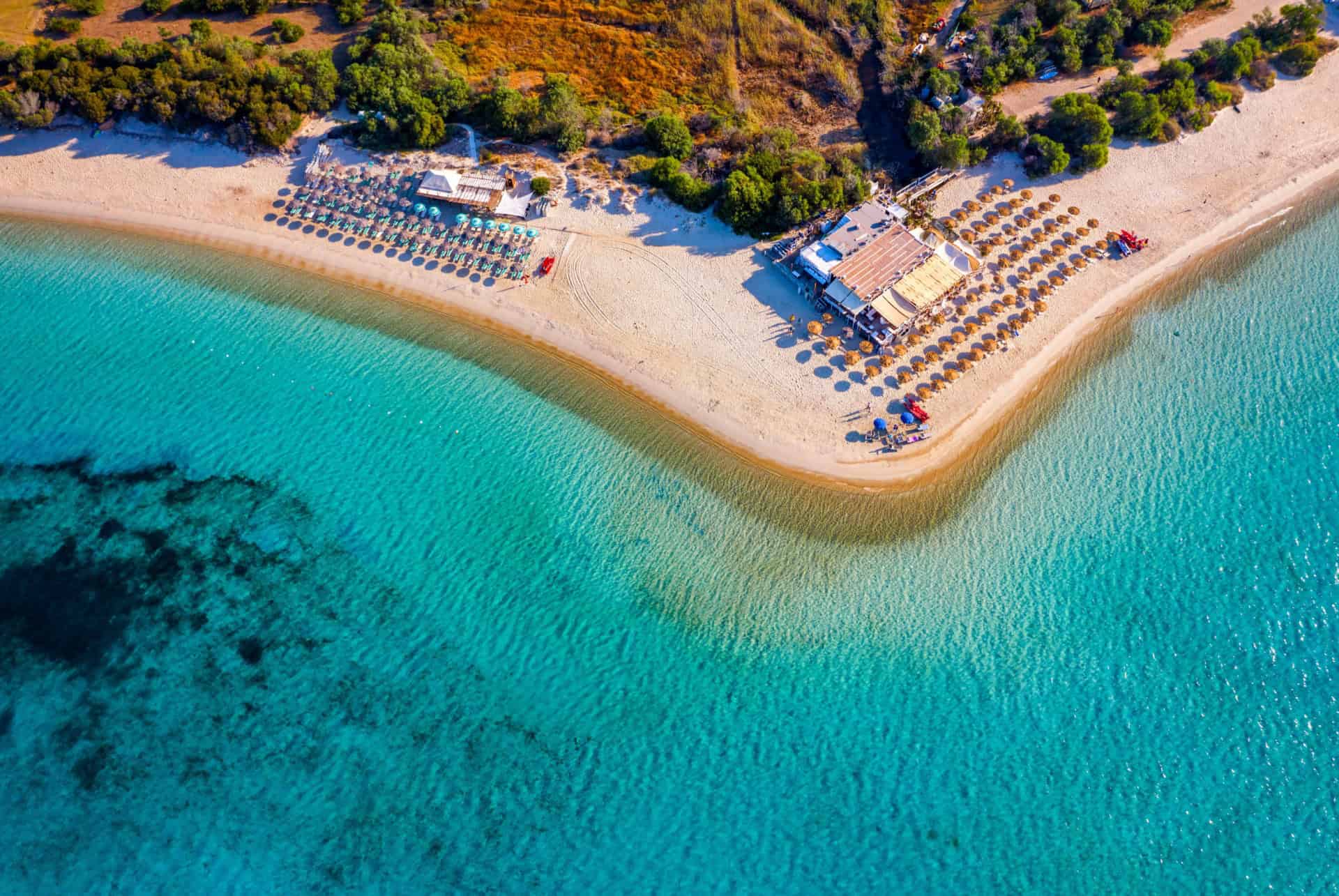plage de tuerredda sardaigne en juillet