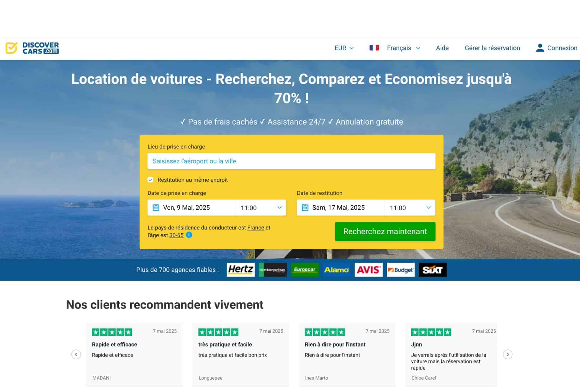 plateforme discover cars