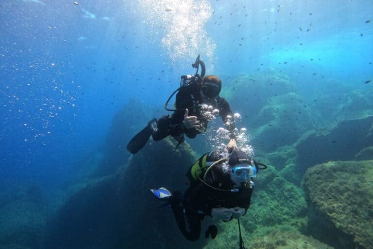 Plongée sous-marine à Capo Carbona