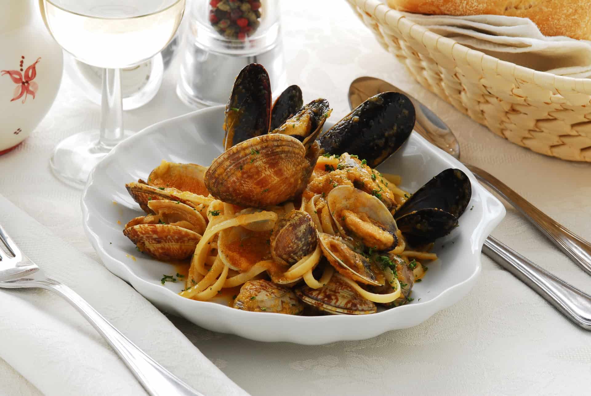 scialatielli ai frutti di mare positano
