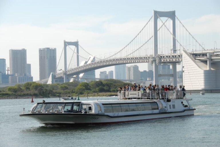 Croisière de Asakusa à Odaiba Mizube Line