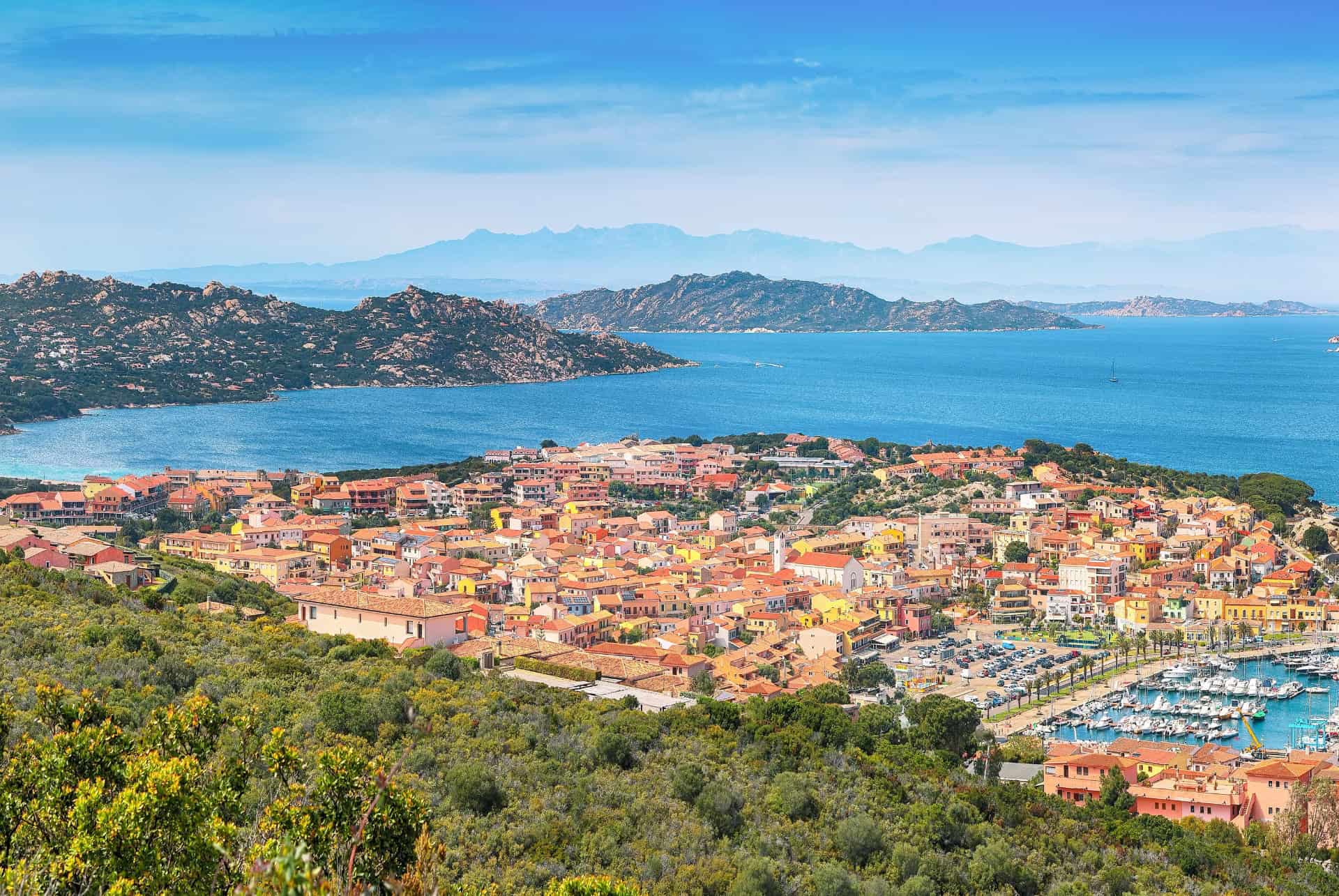 vue sur le port de palau
