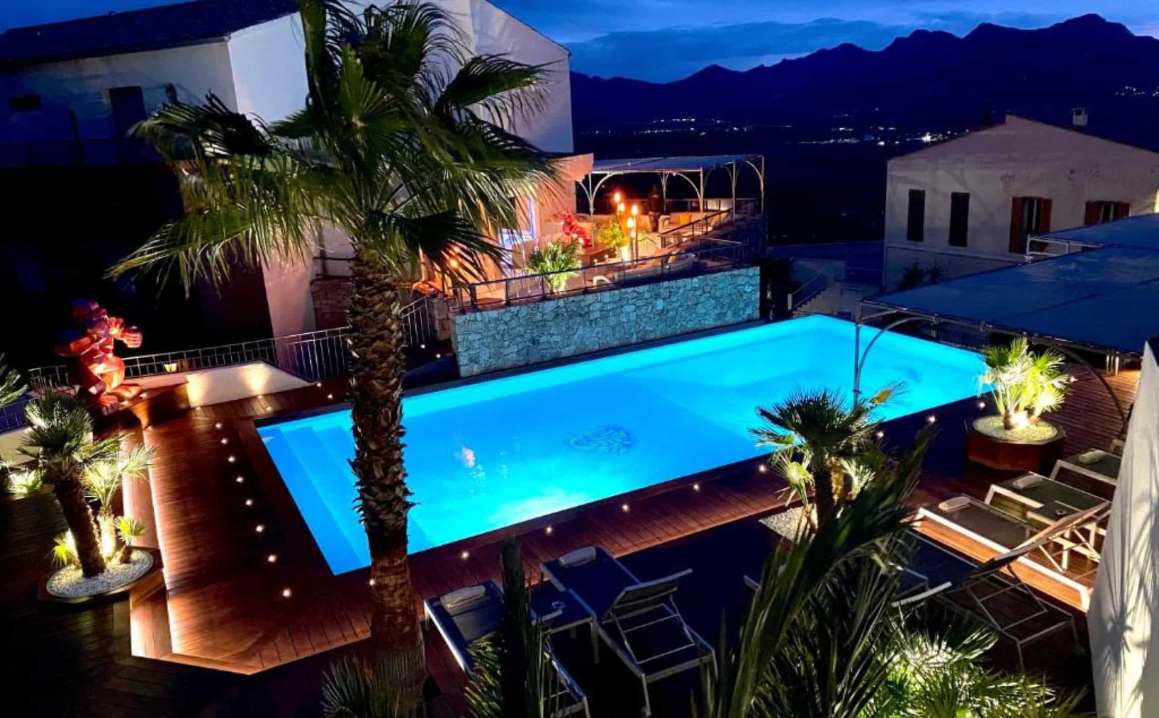 a casa di mà piscine où dormir à calvi