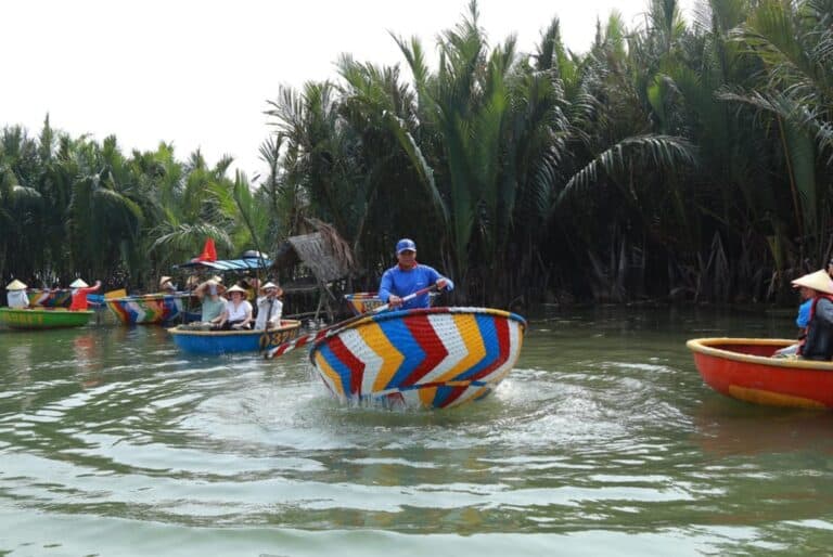 Tour en bateau dans la forêt des cocotiers