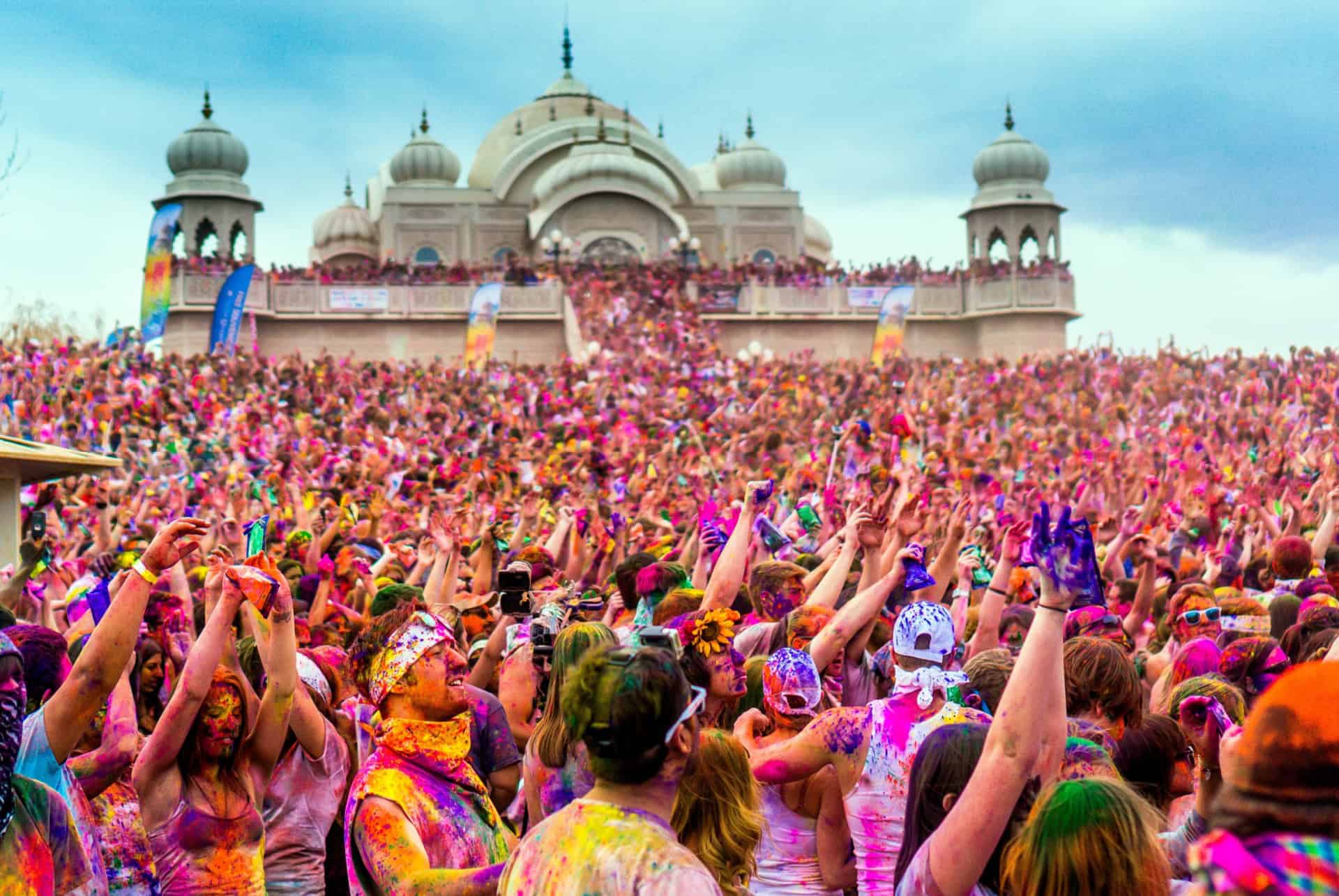 holi fete des couleurs inde