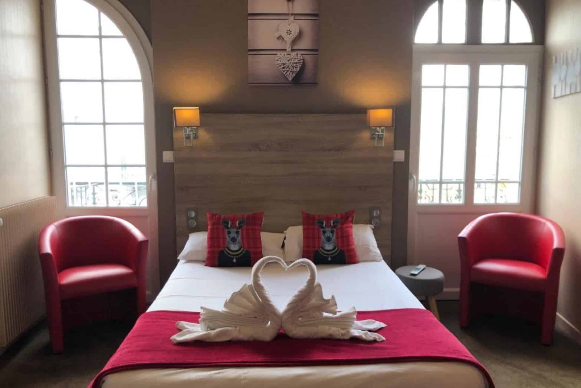 hotel de la terrasse chambre