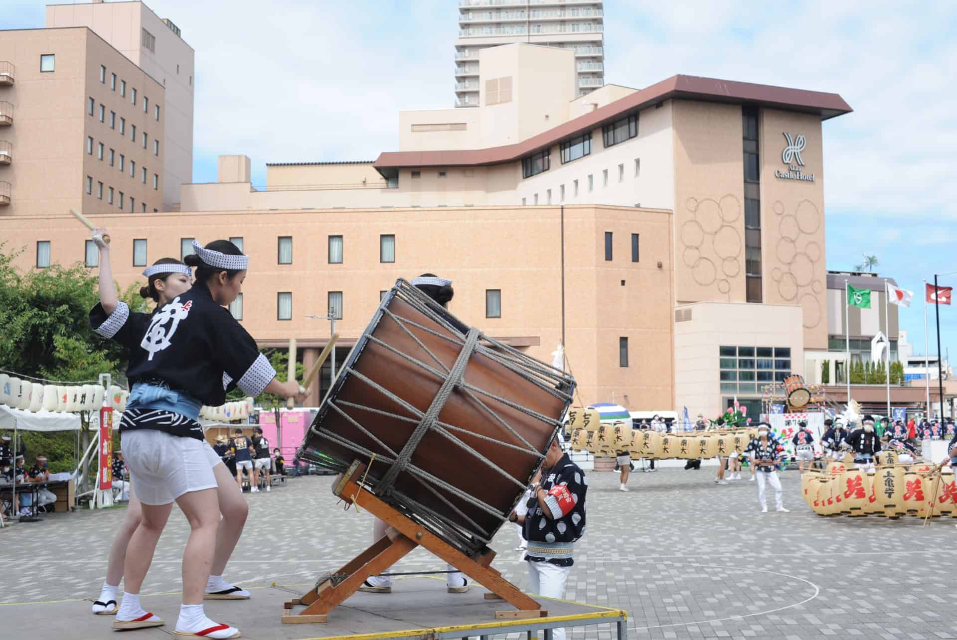 kanto matsuri akita tambour taiko