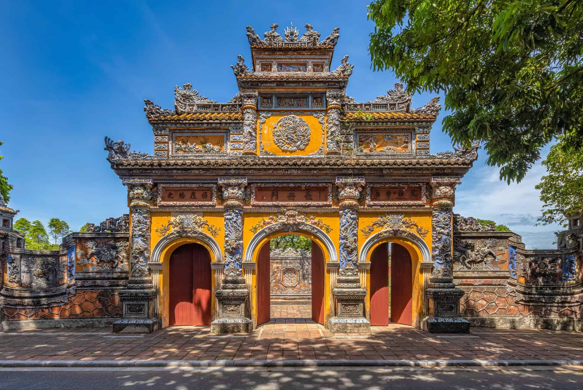 palais dans la ville de hue