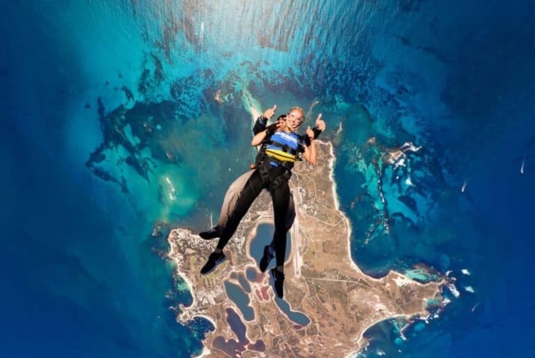 Saut en parachute à Rottnest Island