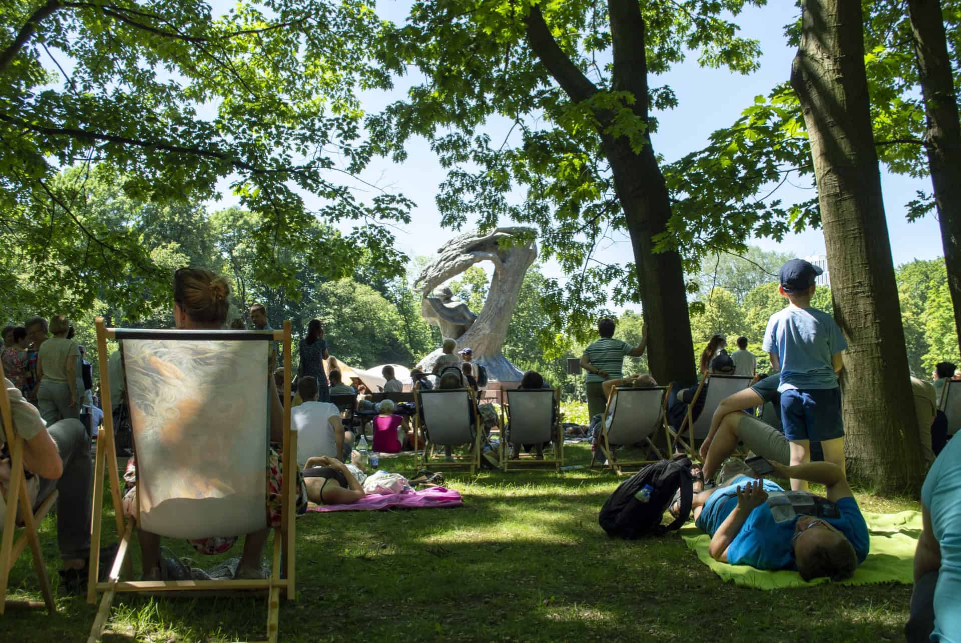 parc lazienki pologne