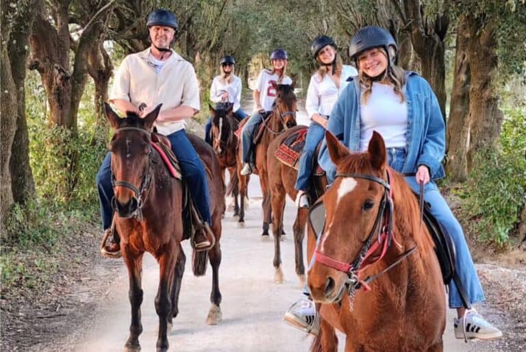 Randonnée à cheval près de Sienne