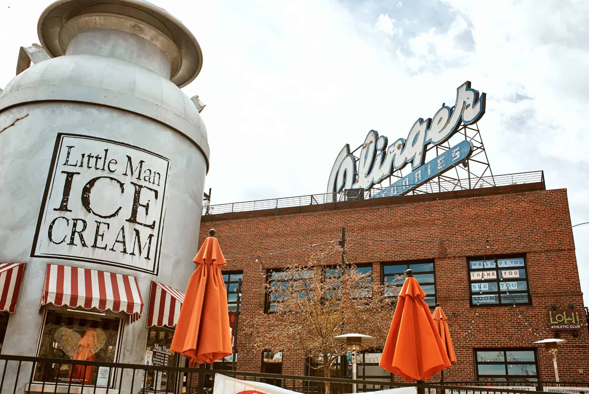 boutique little man ice crean dans le quartier de highland