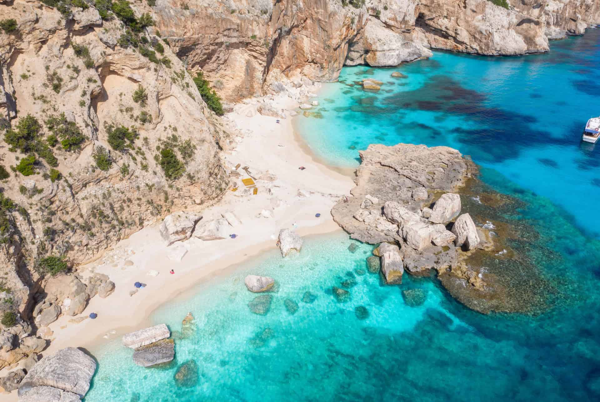 cala mariolu vue du ciel