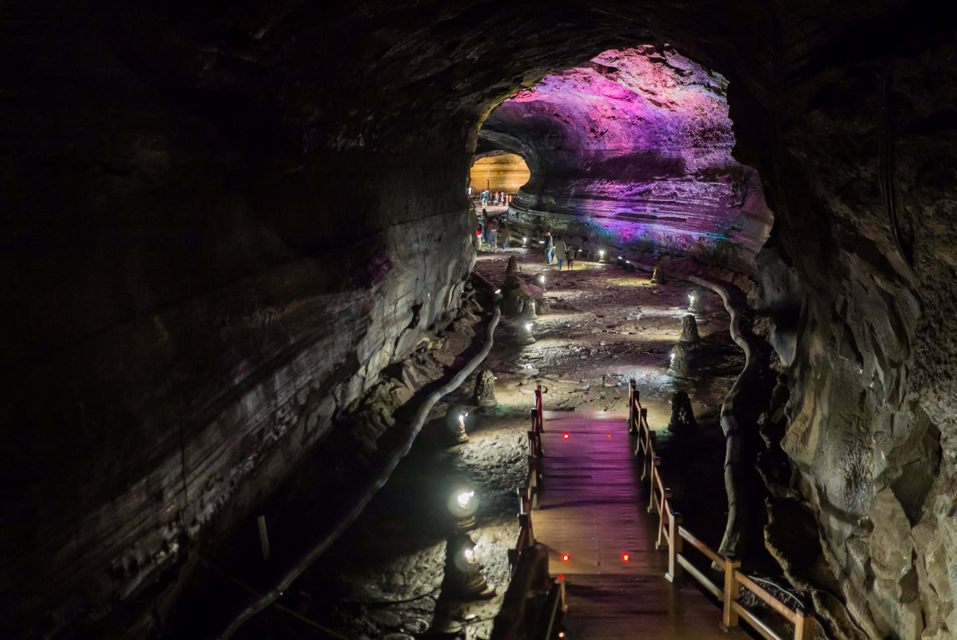 grotte manjanggul ile de jeju