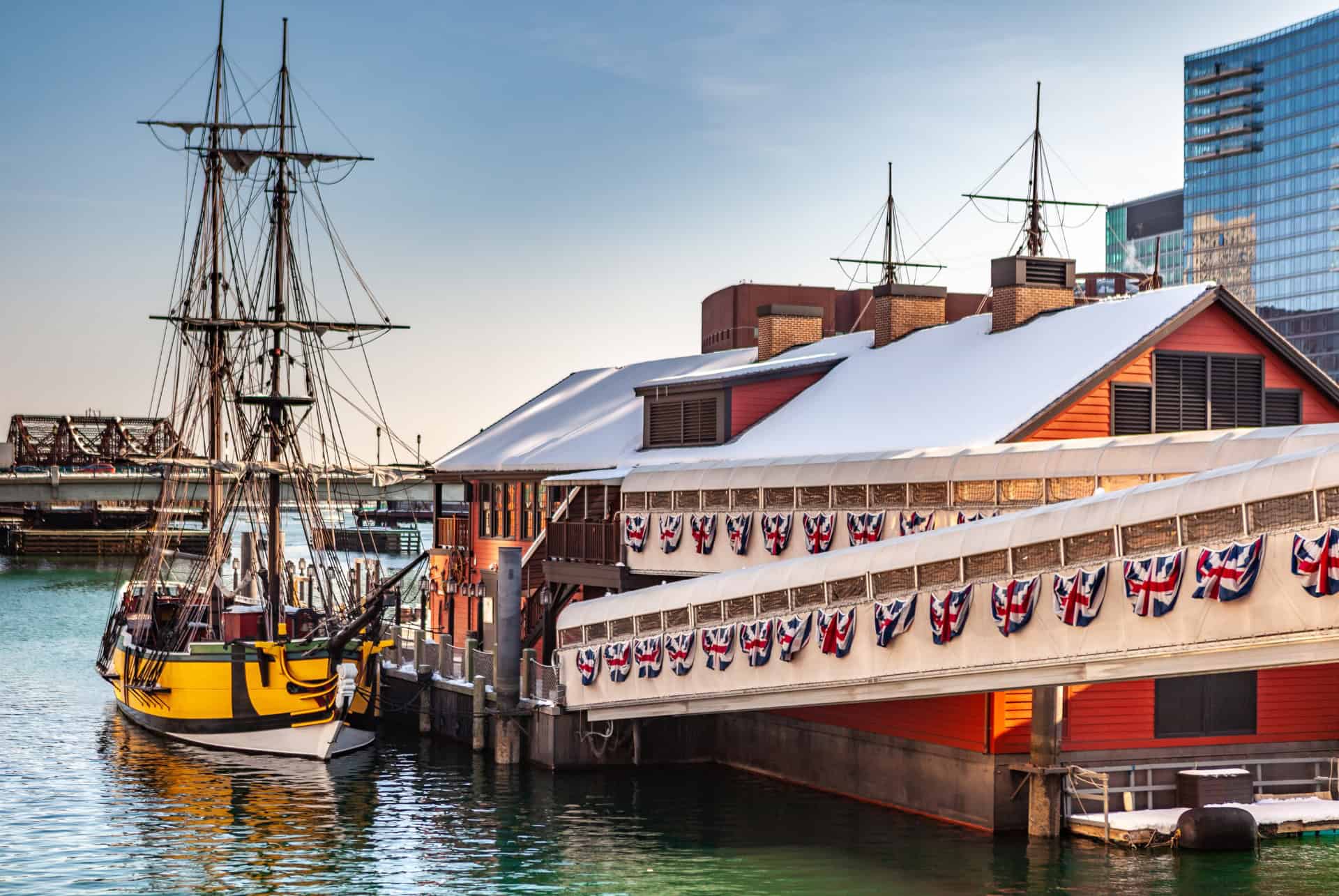 navire et musee de la tea party a boston