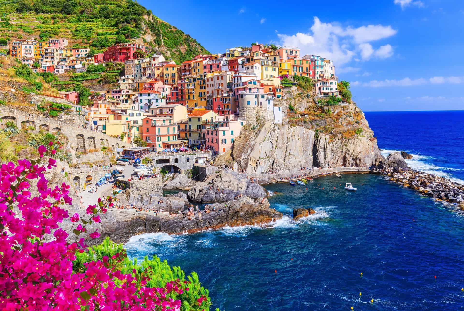 paysage village de manarola visiter les cinq terres