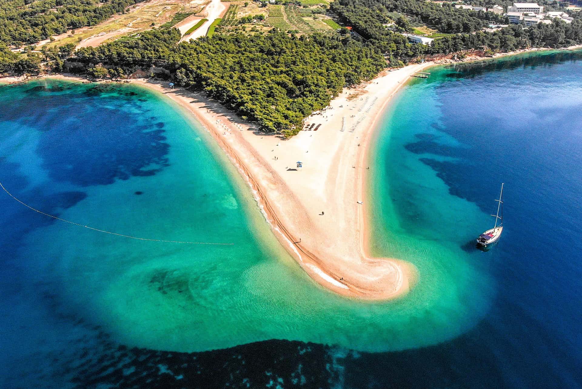 plus belles plages europe plage de zlatni rat