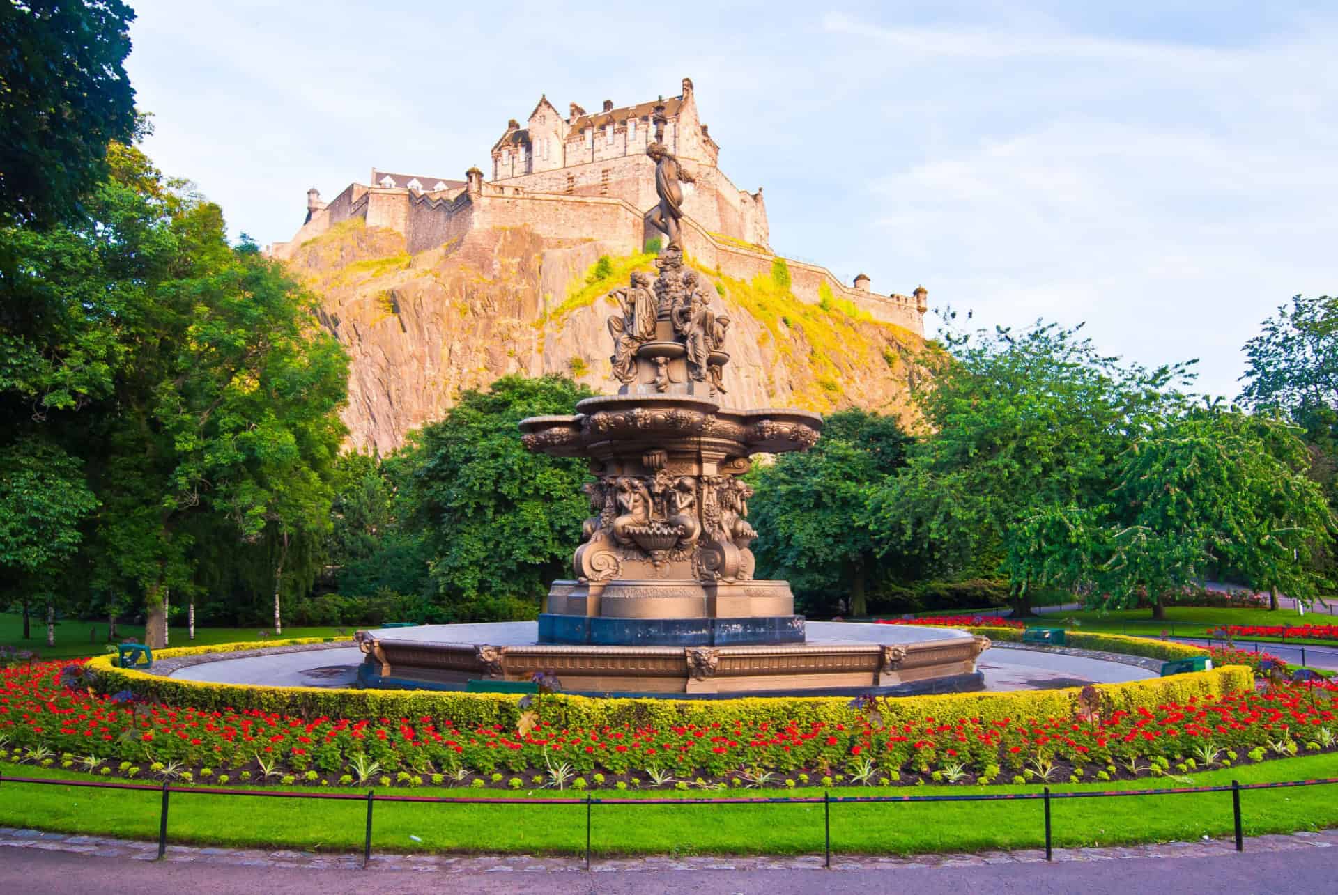 princes street gardens edimbourg
