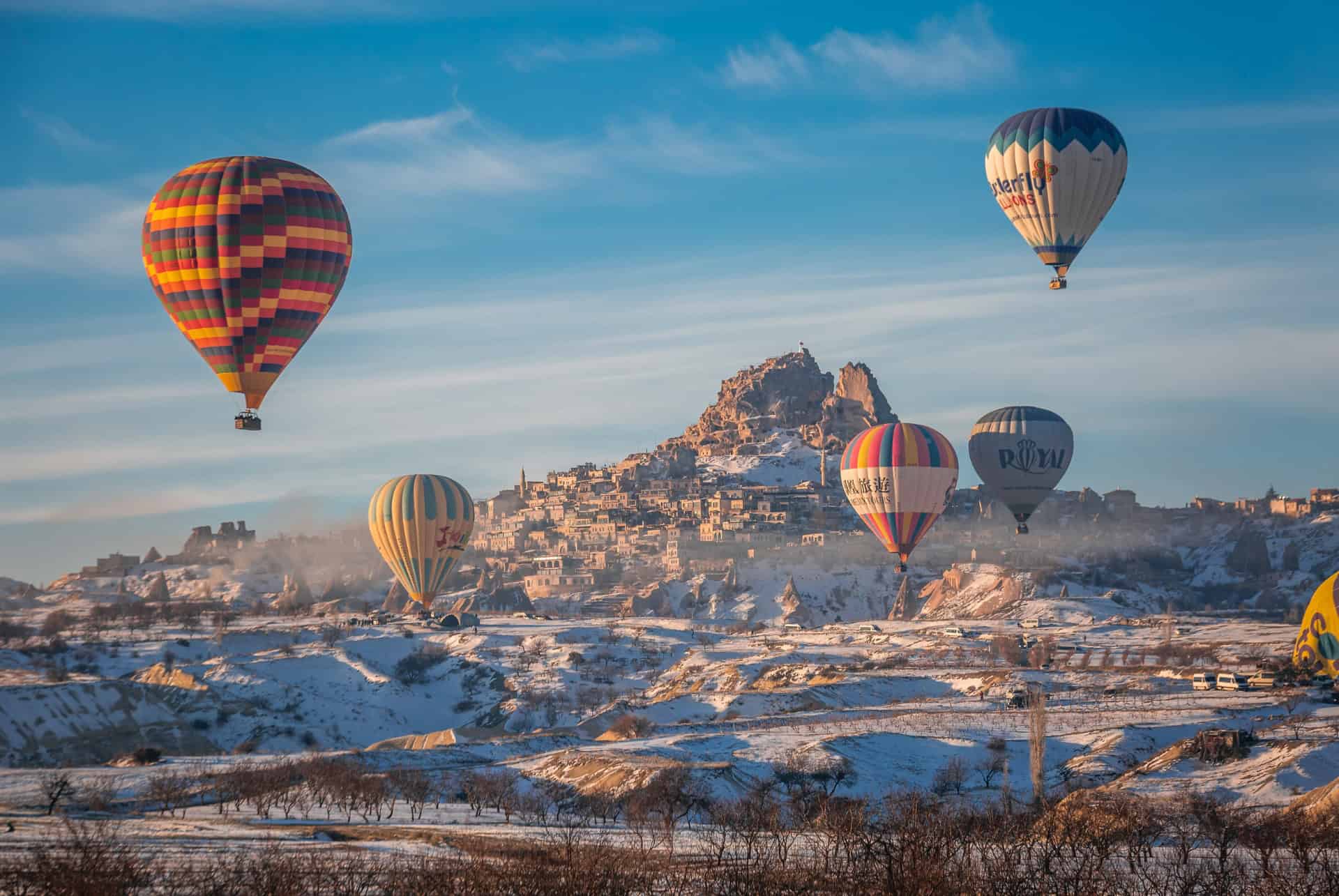quand partir en turquie paysage de la cappadoce en hiver