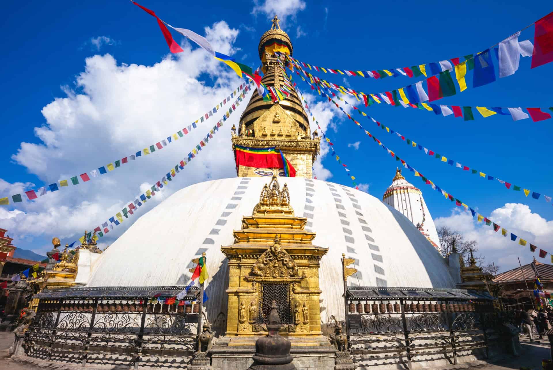 swayambhunath temple des singes katmandou nepal