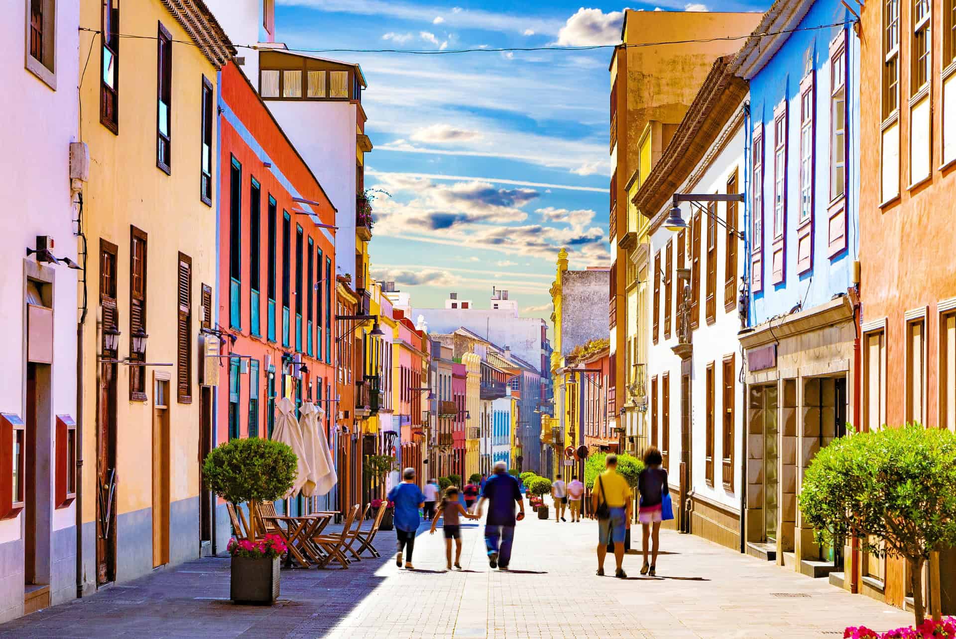 village la laguna tenerife en juillet