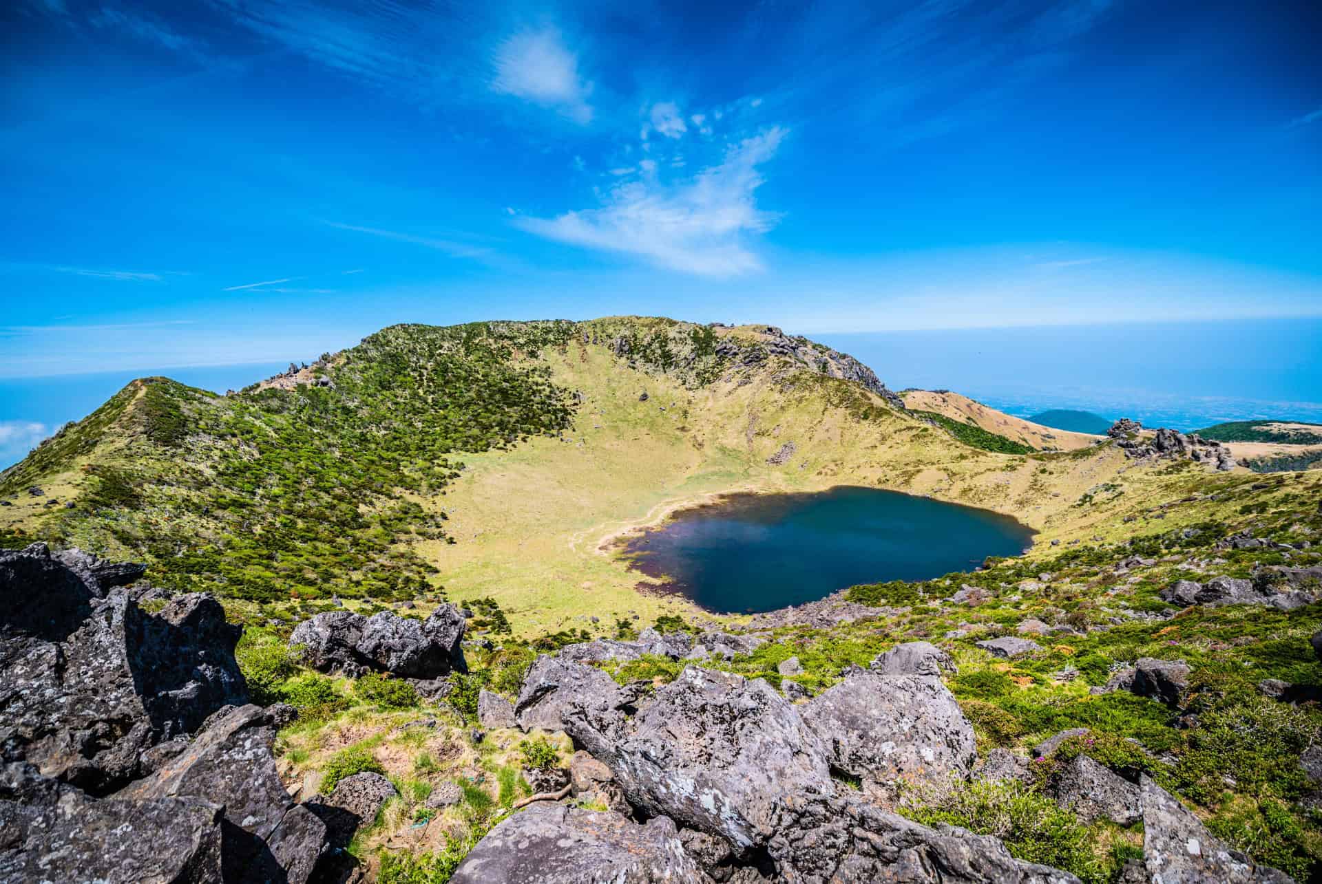 volcan hallasan ile de jeju
