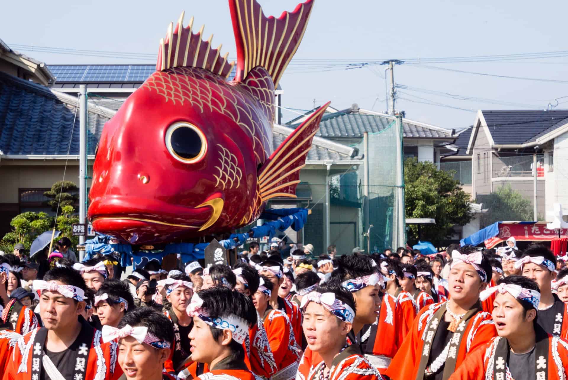 japon en octobre kunchi matsuri