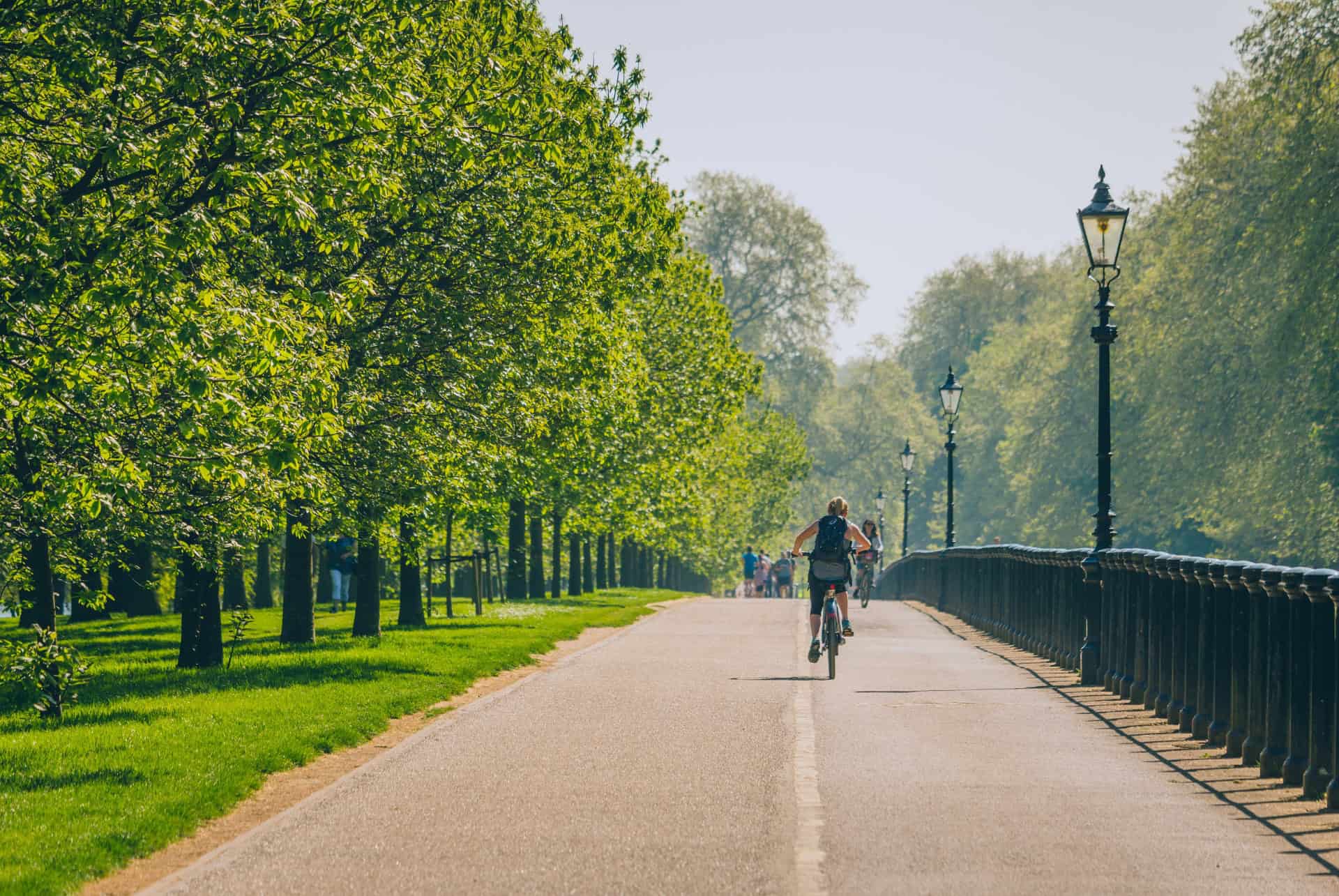 cycliste a hyde park