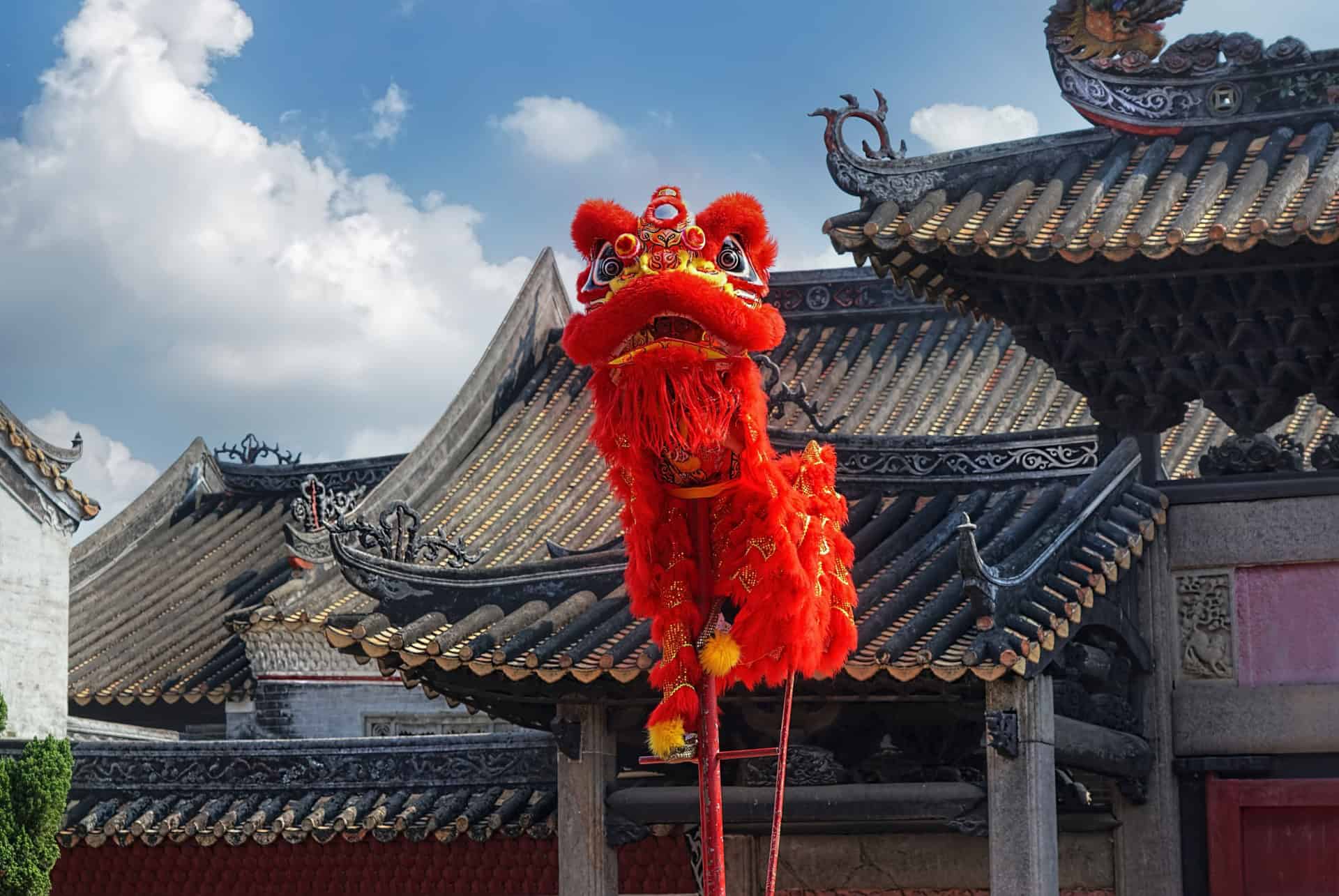 danse du lion chine