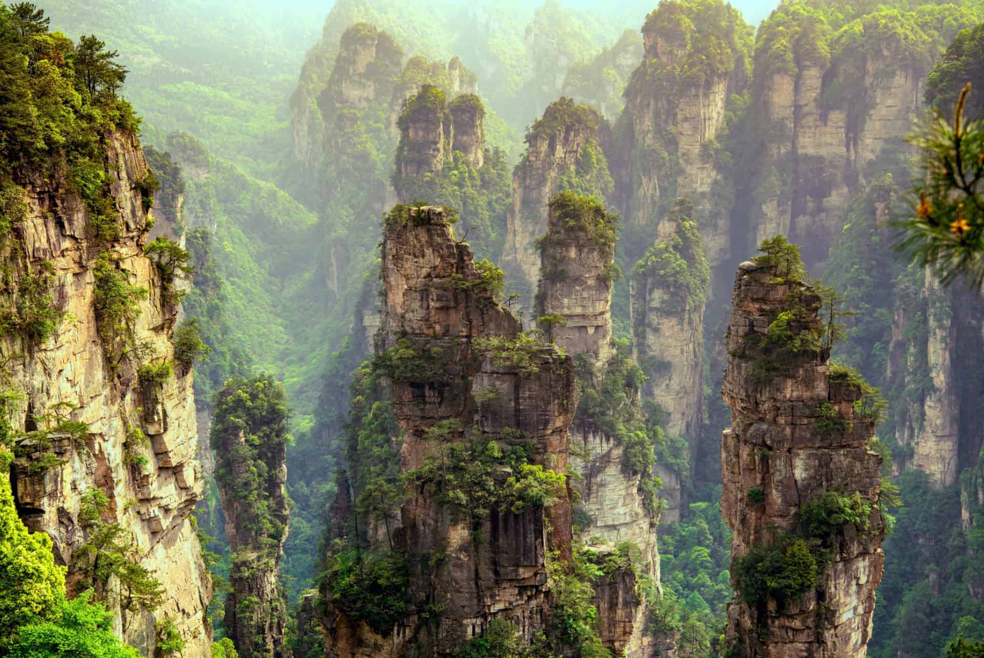 montagnes de zhangjiajie